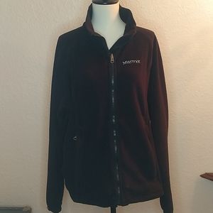 Marmot black fleece jacket XL liner